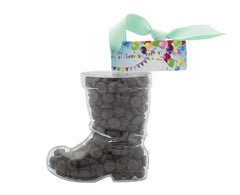 Plastic boot filled with chocolate buttons, Christmas Gift - 1