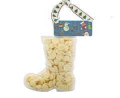 Plastic boot filled with chocolate buttons, Christmas Gift - 4