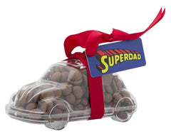 Plastic car shape filled with chocolate buttons, Gift - Image 5