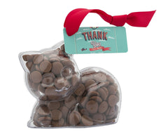 Plastic kitten shape filled with chocolate buttons, Gift - Image 2