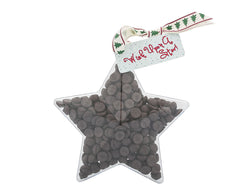 Plastic star shape filled with chocolate buttons, Gift - Image 2