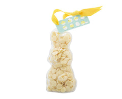 Plastic Easter Bunny shape filled with chocolate buttons, Easter Gift - Image 3