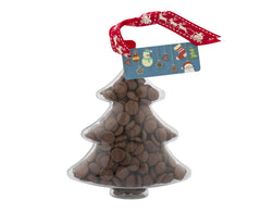 Plastic Christmas Tree shape filled with chocolate buttons, Christmas Gift - Image 1