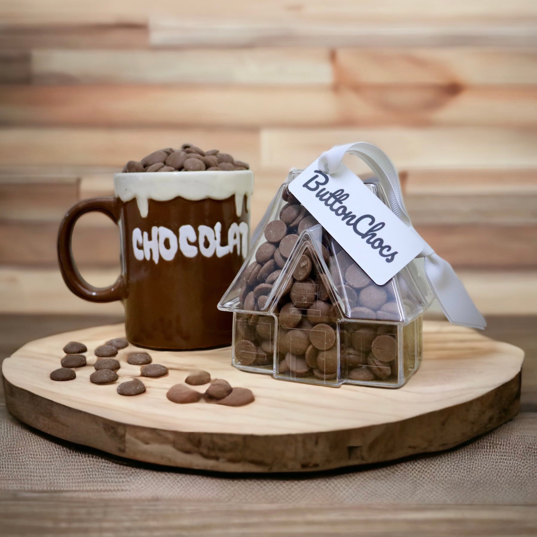 'ButtonChocs' House - Chocolate Buttons - Gift | ButtonChocs