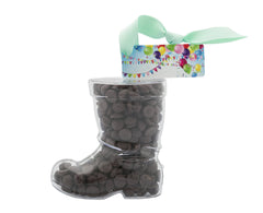 Plastic boot filled with chocolate buttons, Christmas Gift - 1 