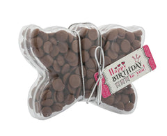 Plastic butterfly shape filled with chocolate buttons, Gift - Image 2