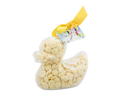 Plastic duck shape filled with chocolate buttons, Gift - Image 3
