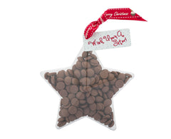 Plastic star shape filled with chocolate buttons, Gift - Image 4