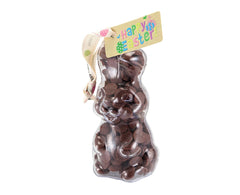 Plastic Easter Bunny shape filled with chocolate buttons, Easter Gift - Image 1