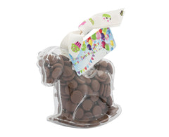 Plastic horse shape filled with chocolate buttons, Gift - Image 2